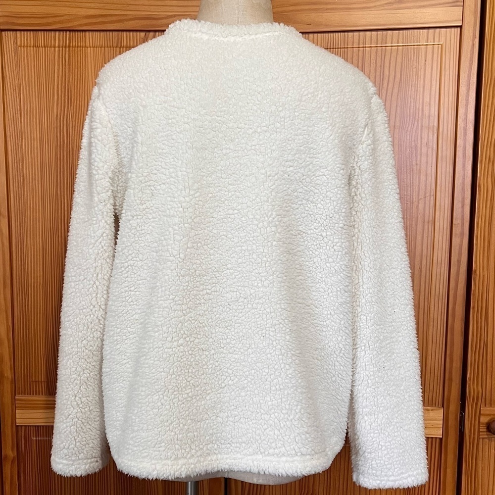 Hogwarts Medium Faux Fur Fleece Long Sleeve Shirt Harry Potter Casual Sleepwear - Picture 4 of 7